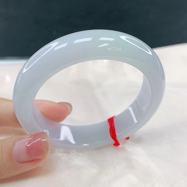 翡翠未镶嵌手镯圈51.6，79055