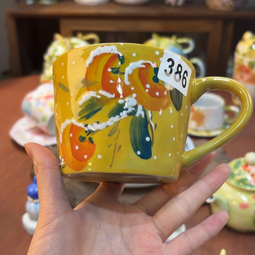 瓷片景德镇手绘高温釉下彩陶瓷茶具