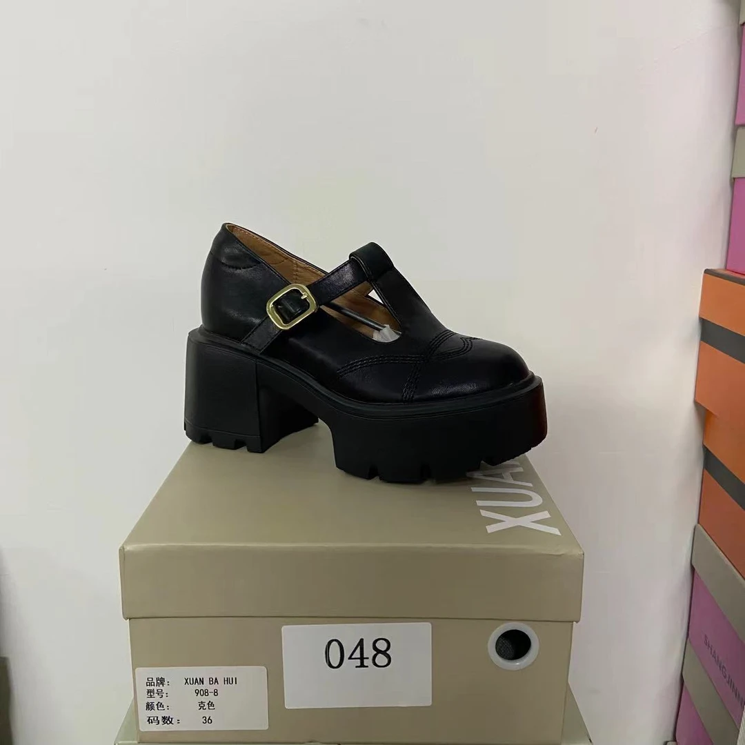 【清仓】2025小个子厚底平增高百搭女鞋048
