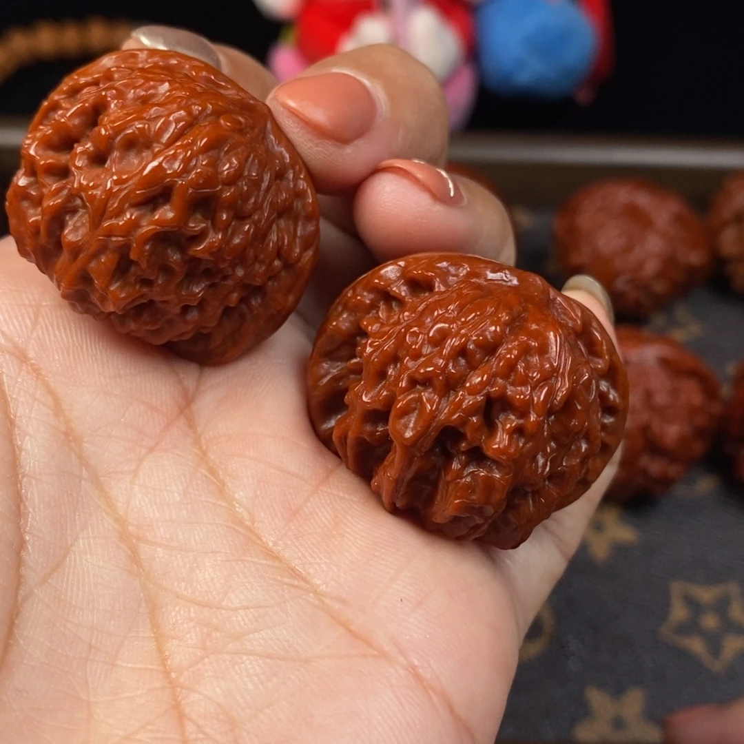 文玩核桃把件山地墨39