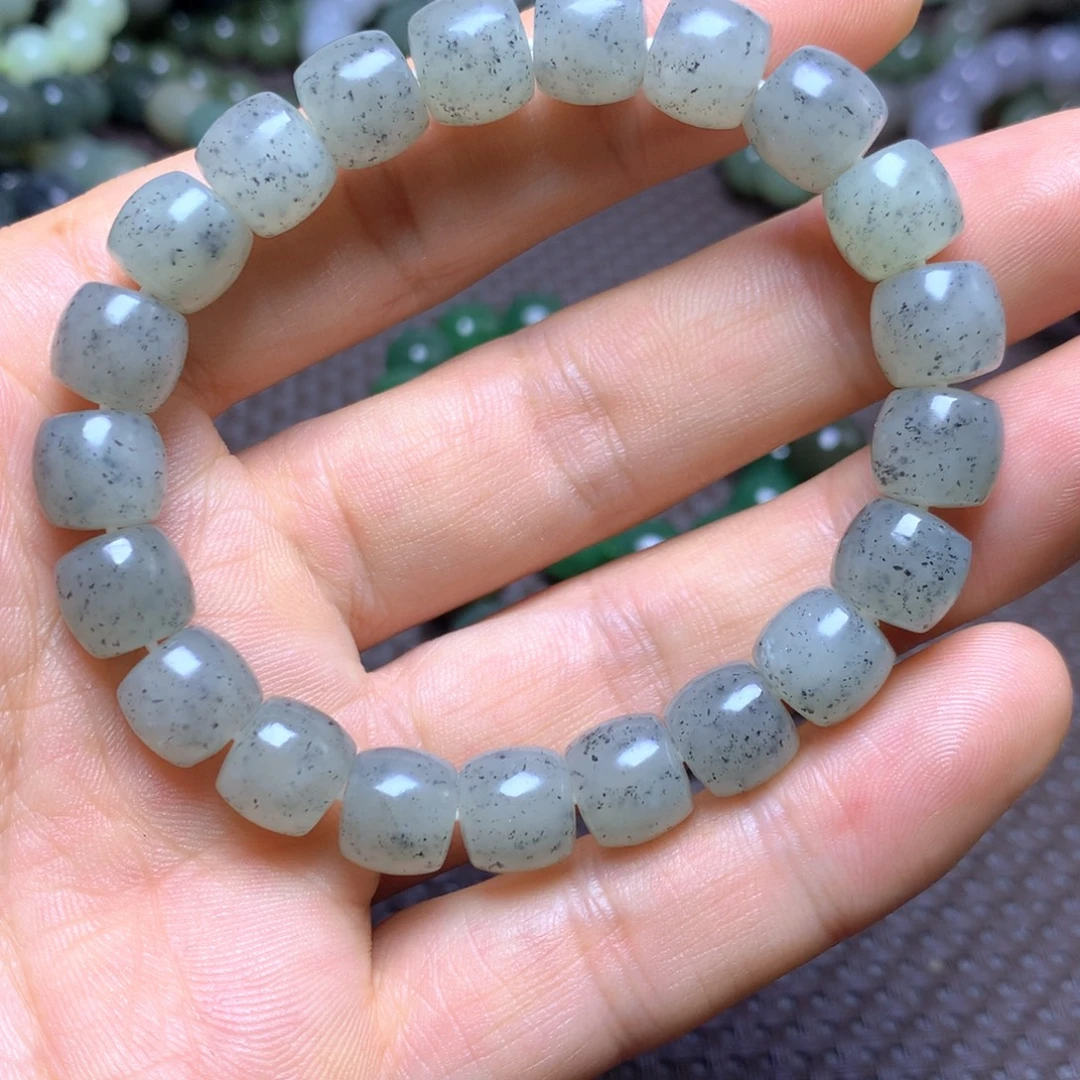 和田玉未镶嵌手串10