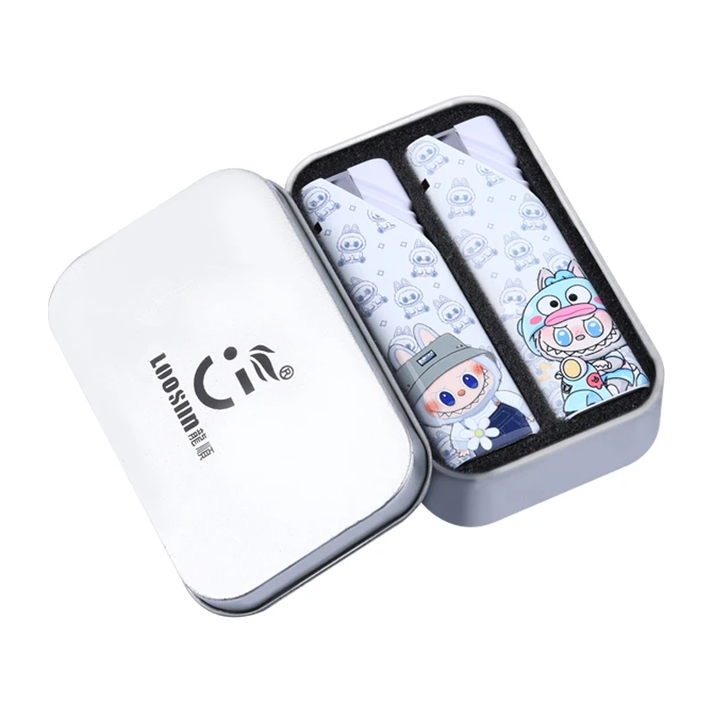 个性创意蓝焰直冲金属防风可爱卡通打火机