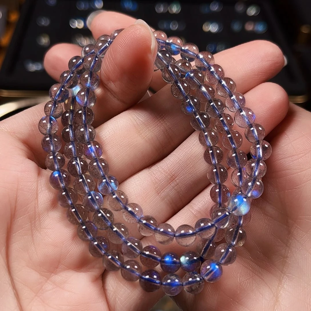 未镶嵌手链长石5.8左右