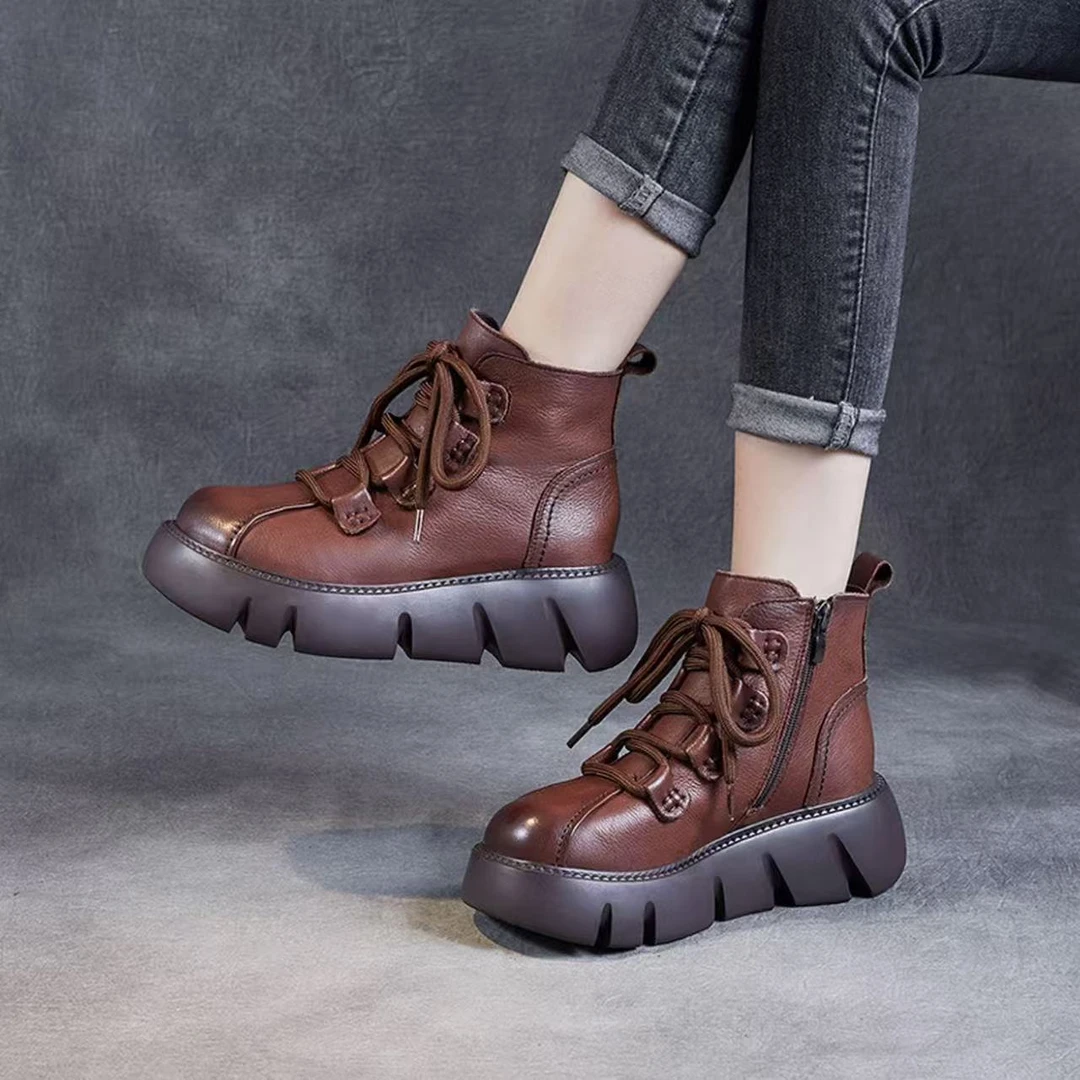 2025新款女鞋厚底低帮雪地靴冬季加绒加厚保暖棉鞋小个子松糕