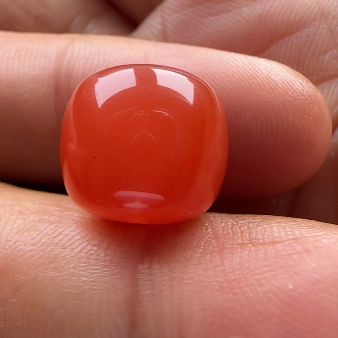 南红玛瑙老型12.1×11.1白纹.裂未镶嵌1****点