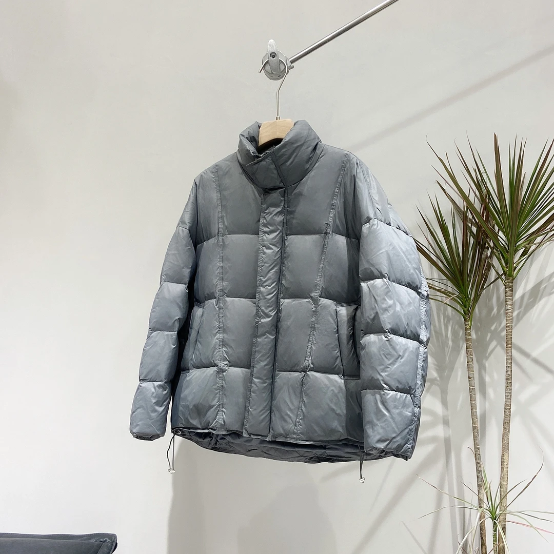 【含绒量80%】羽绒扩版立领面包服马甲外套#8603