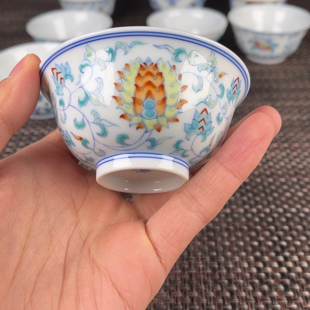 瓷片景德镇陶瓷杯子