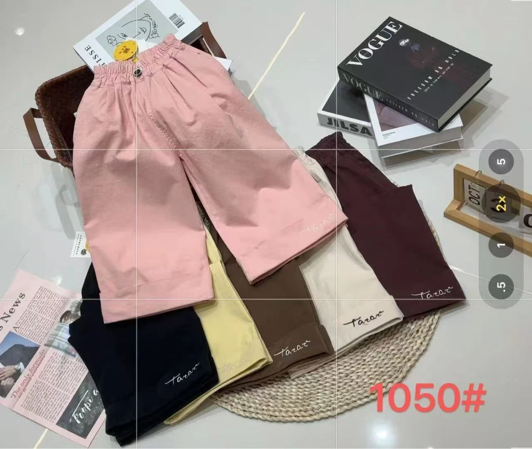 2025年春季新品新款简约棉布儿童休闲裤