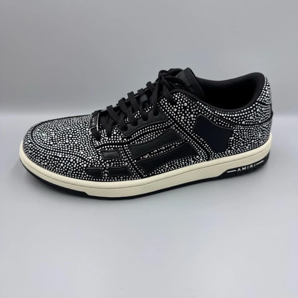 amiri/埃米尔 AM024 骨头鞋经典款水钻平底板鞋
