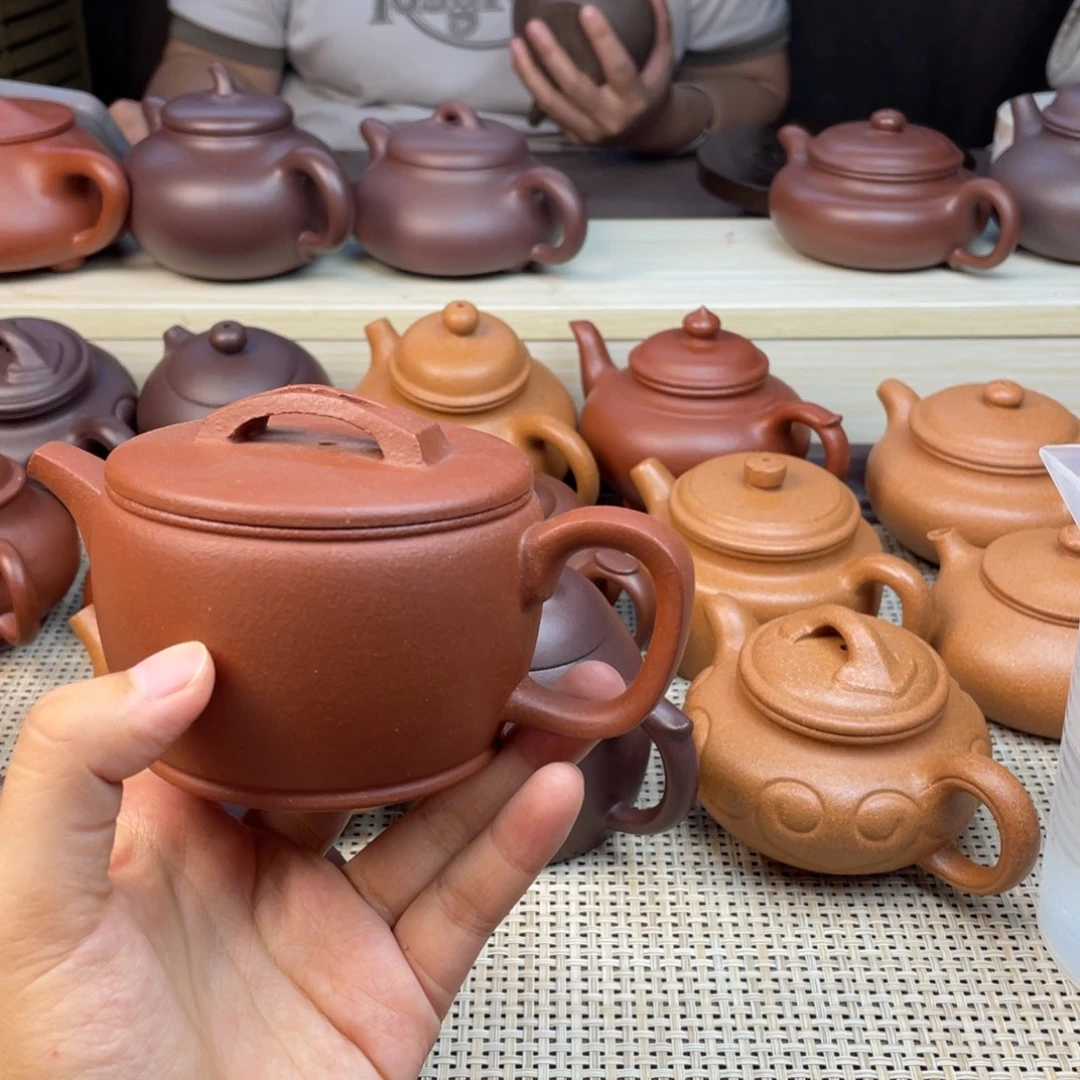 小***马紫砂茶壶宜兴紫砂