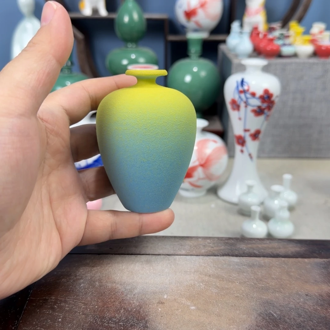 陶瓷手工小花器摆件
