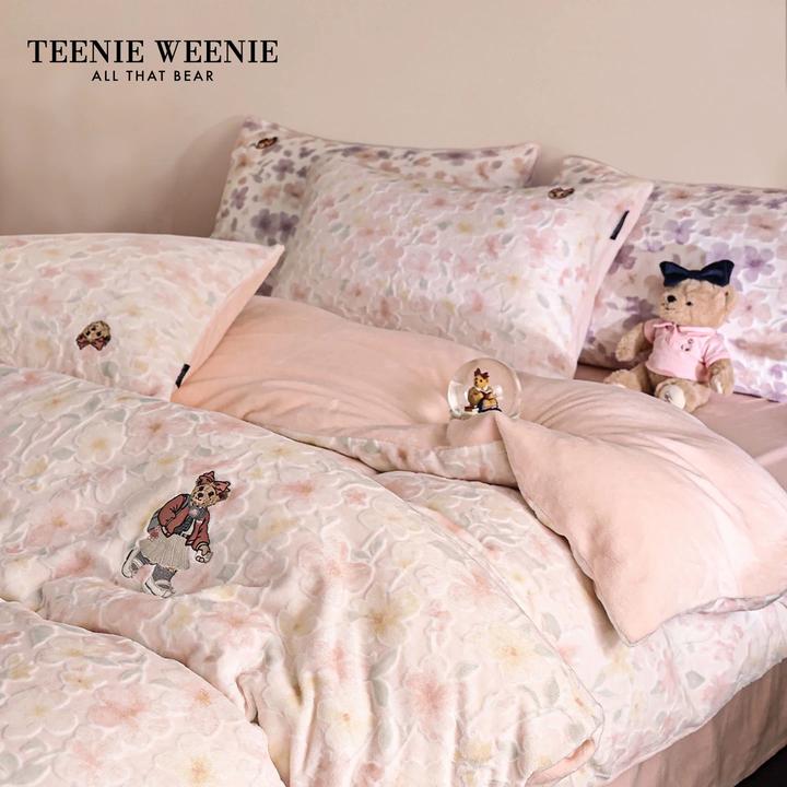 【TeenieWeenie】小熊A类立体雕花绒保暖套件