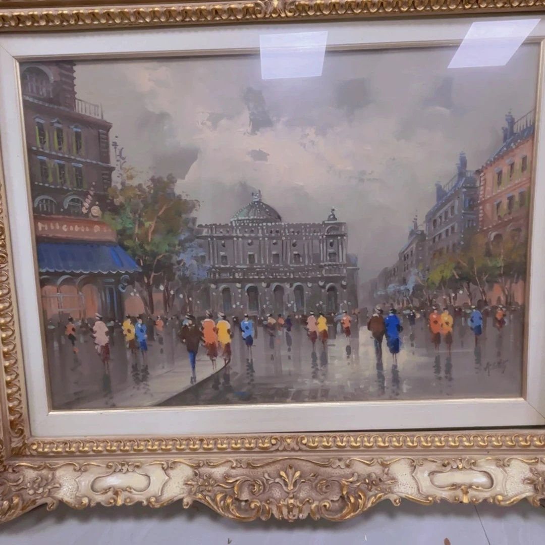 积***累版画框画工艺品E684