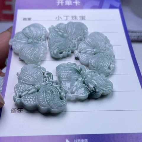 翡翠挂件未镶嵌多样性发货拍一发一