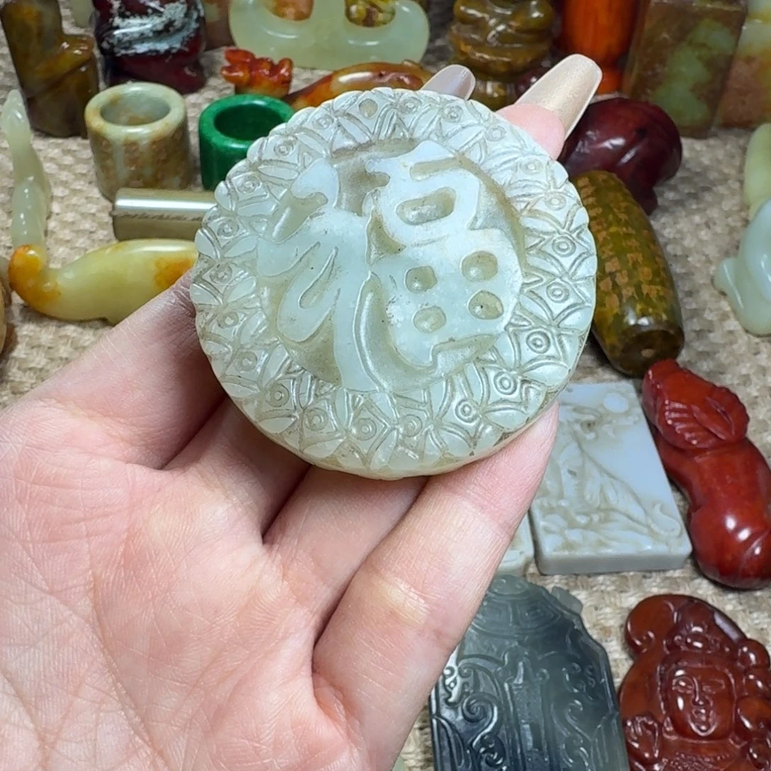 吊坠白玉菩提挂件
