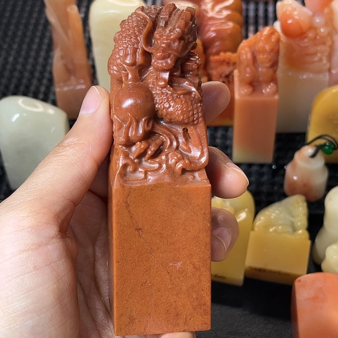 寿山石印石你要吃就去拿