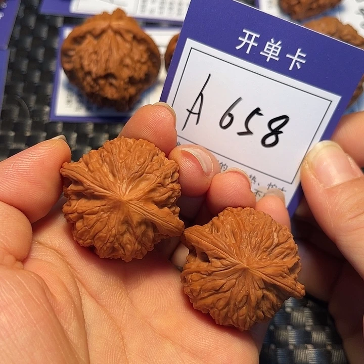 桃核把件38磨盘A658