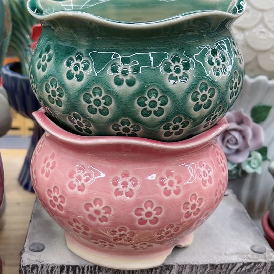 【闪购商品】陶瓷花盆