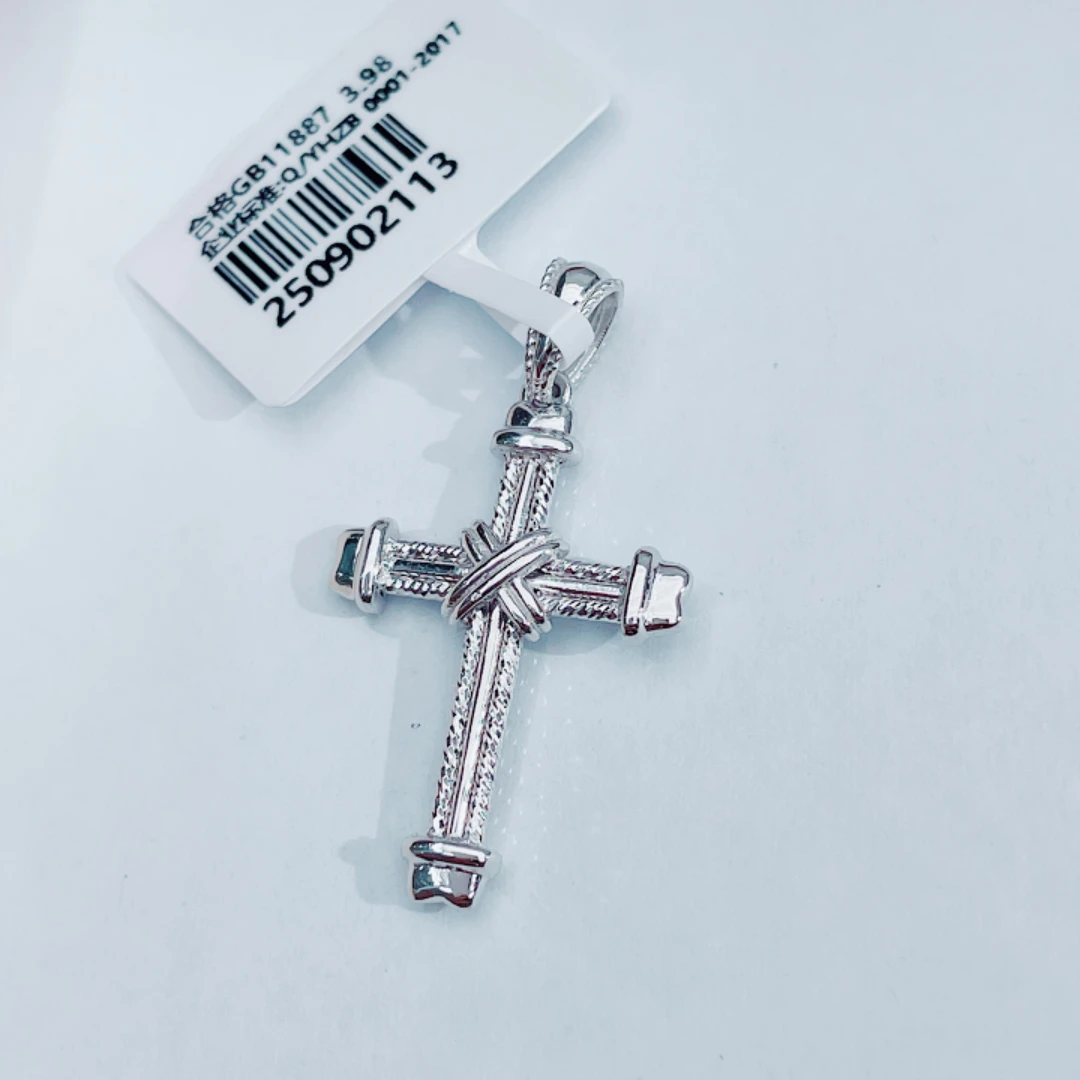 PT950铂金吊坠 直播间展示发一件 简约十字架吊坠