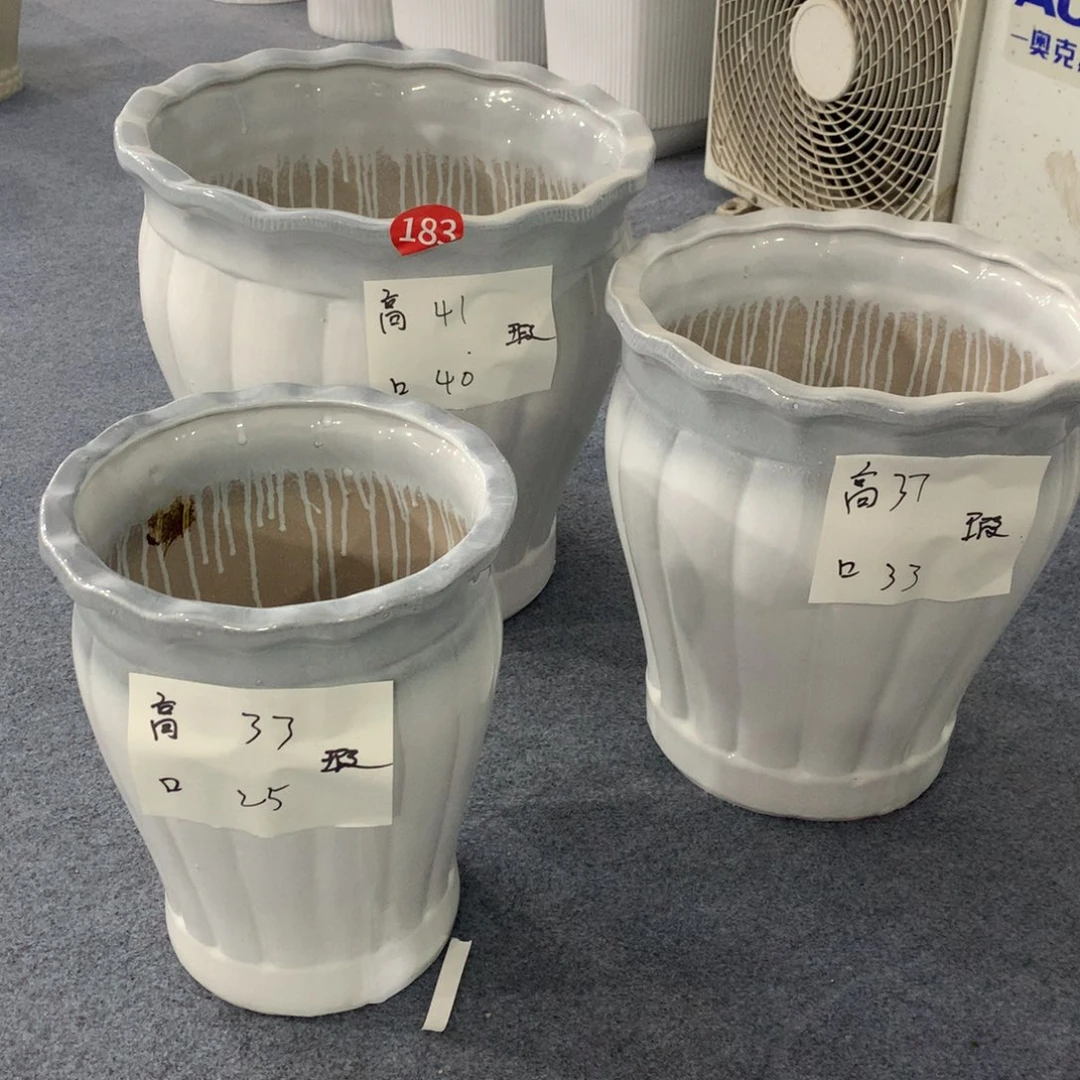 高温陶瓷花盆微瑕
