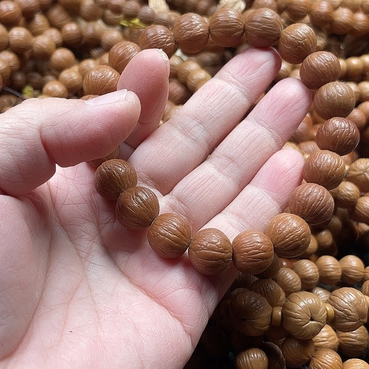 手串猴头核桃1.3同尺聚宝盆自然泛油