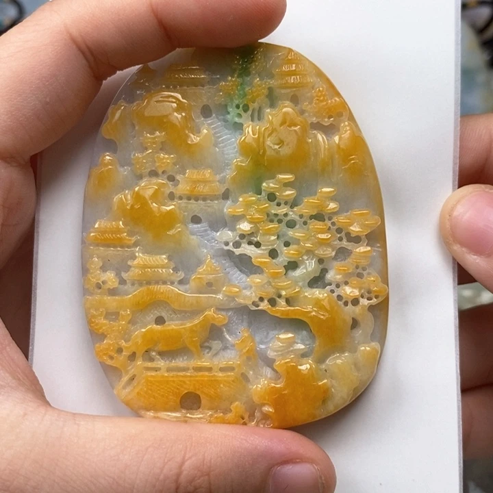 用***2翡翠未镶嵌颈饰翡翠