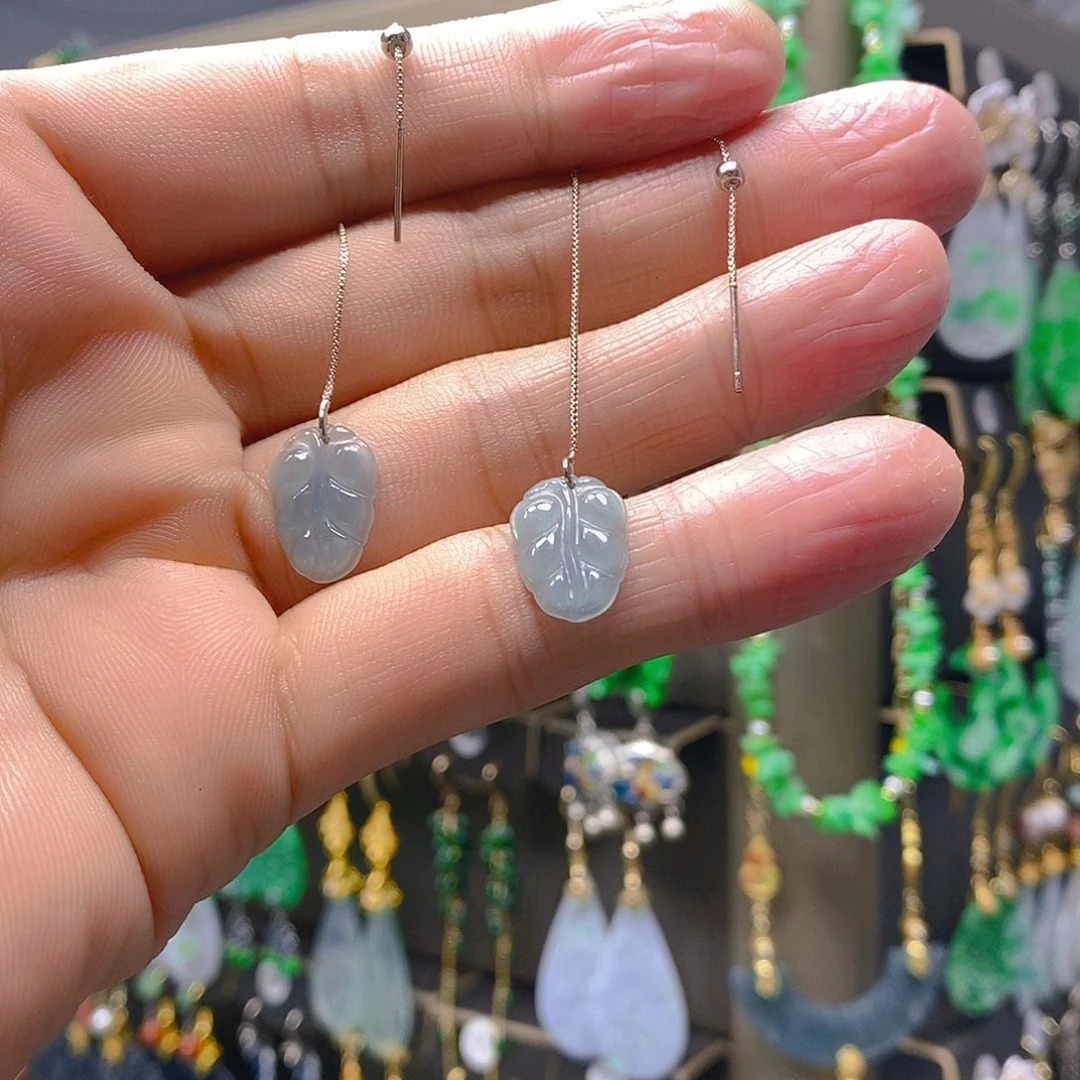 未镶嵌翡翠耳饰翡翠