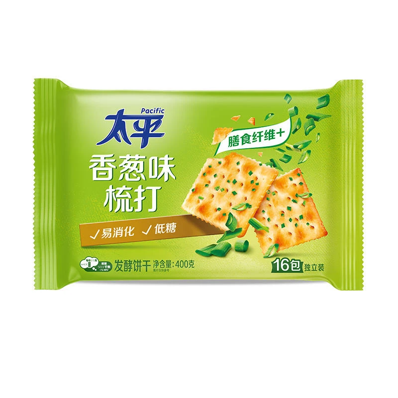 太平梳打饼 香葱味 400g