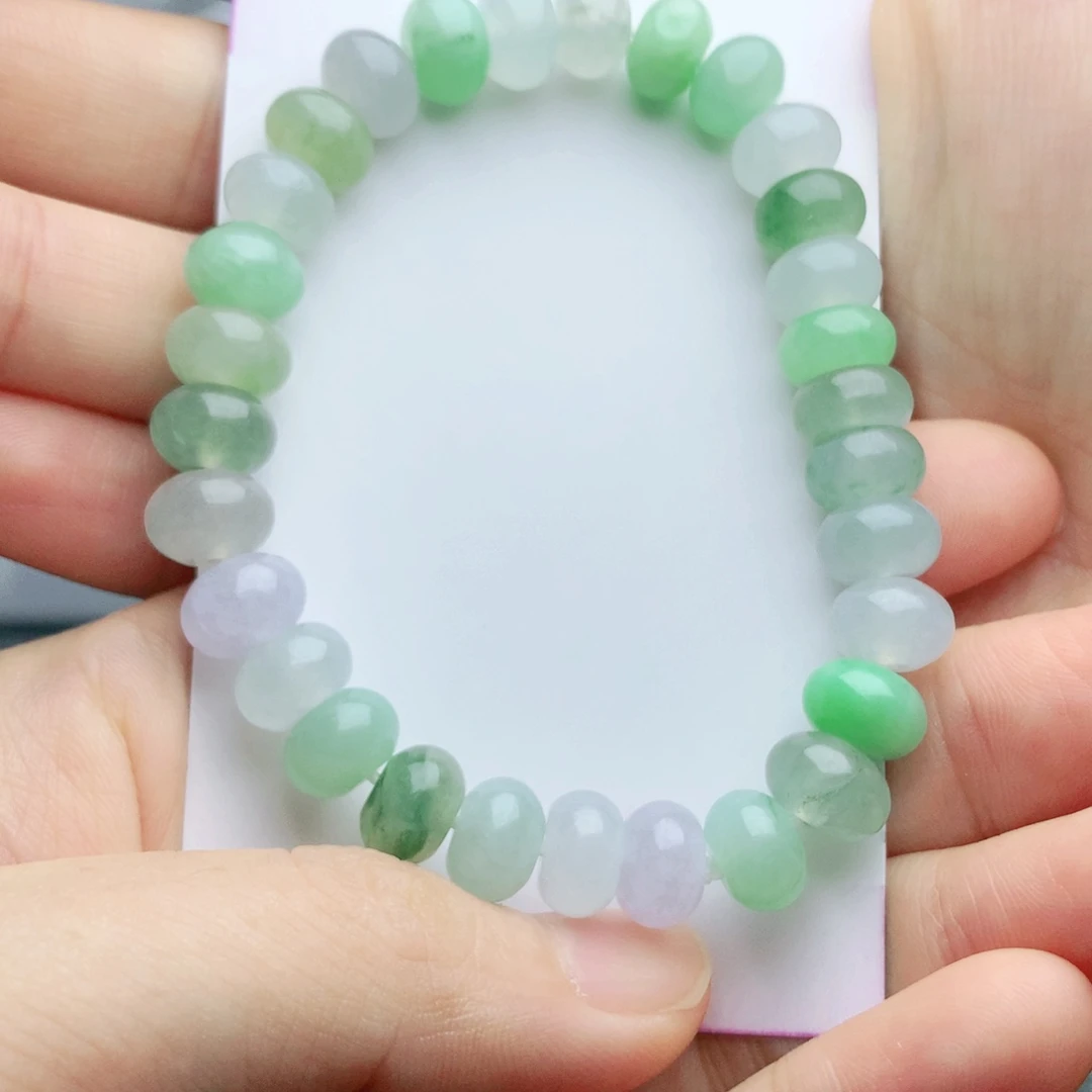 ****喜未镶嵌手链翡翠珠串