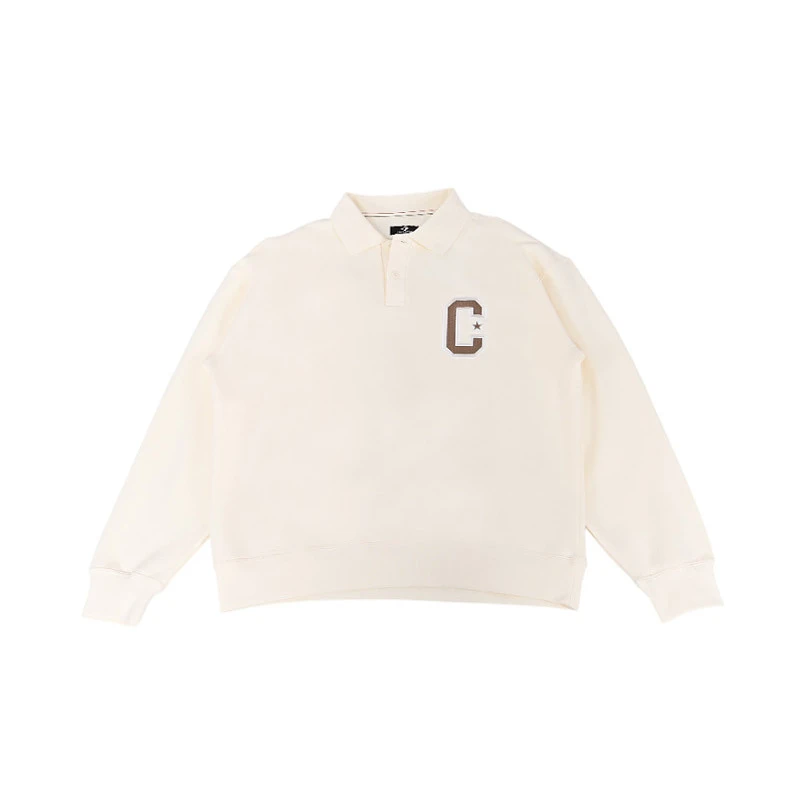 Converse匡威新款男子翻领卫衣字母C潮流时尚套头衫10028004-A03