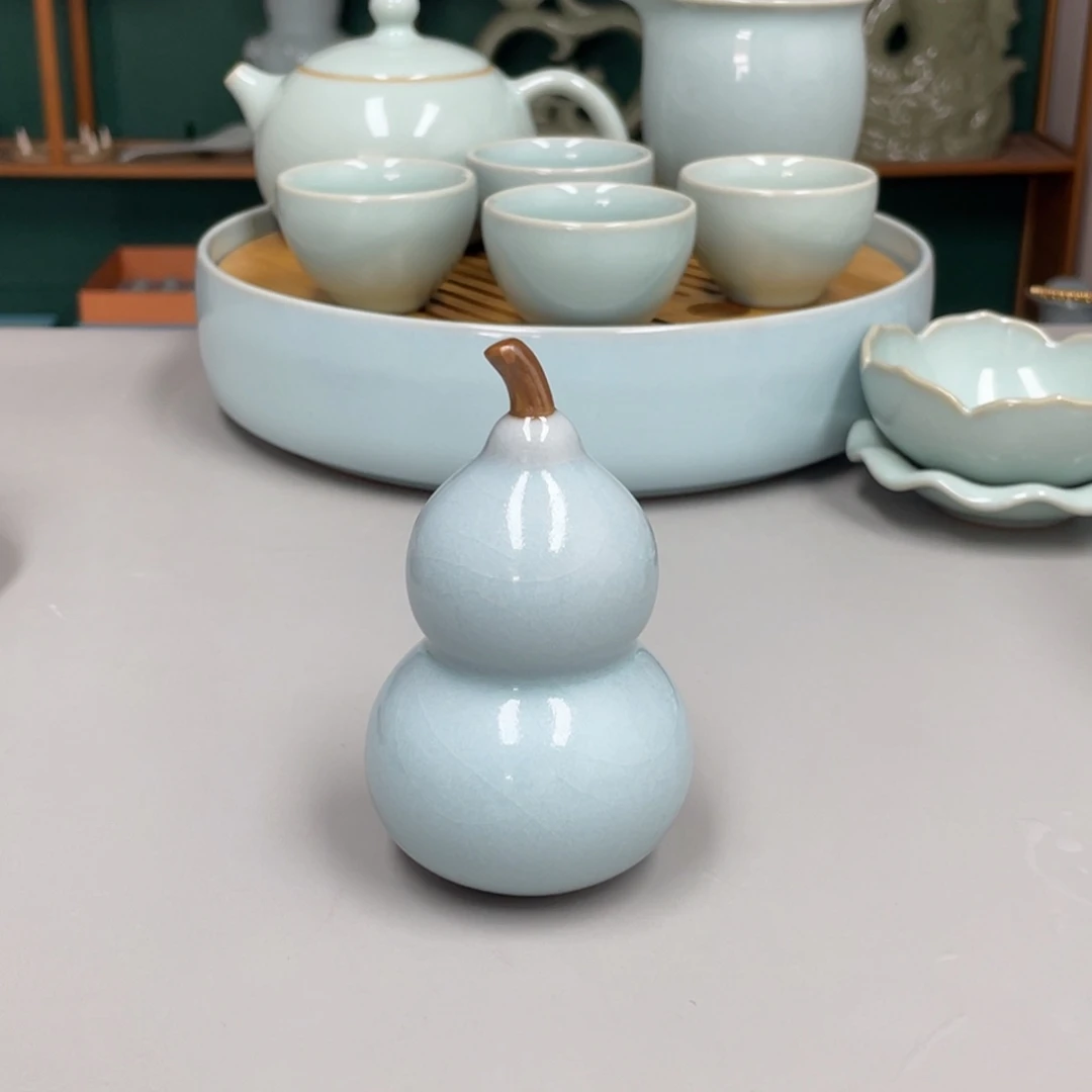 瓷葫芦茶摆