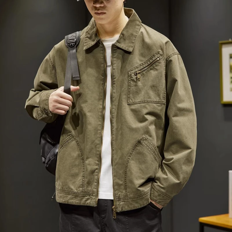 2025上衣春季工装卡哈特外套男士潮款宽松休闲经典时尚底特