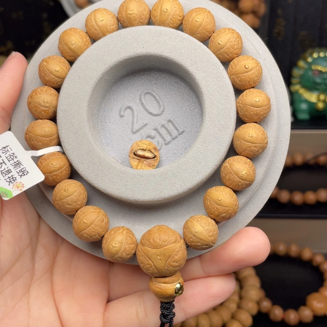 手串凤眼菩提25年新籽12.5-12.8单仓厚皮壳
