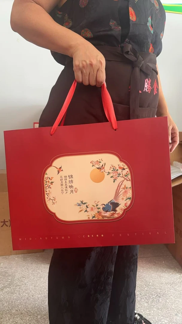 【锦绣印月6粒礼盒装】手工月饼传统皮薄馅足中秋经典糕点零食