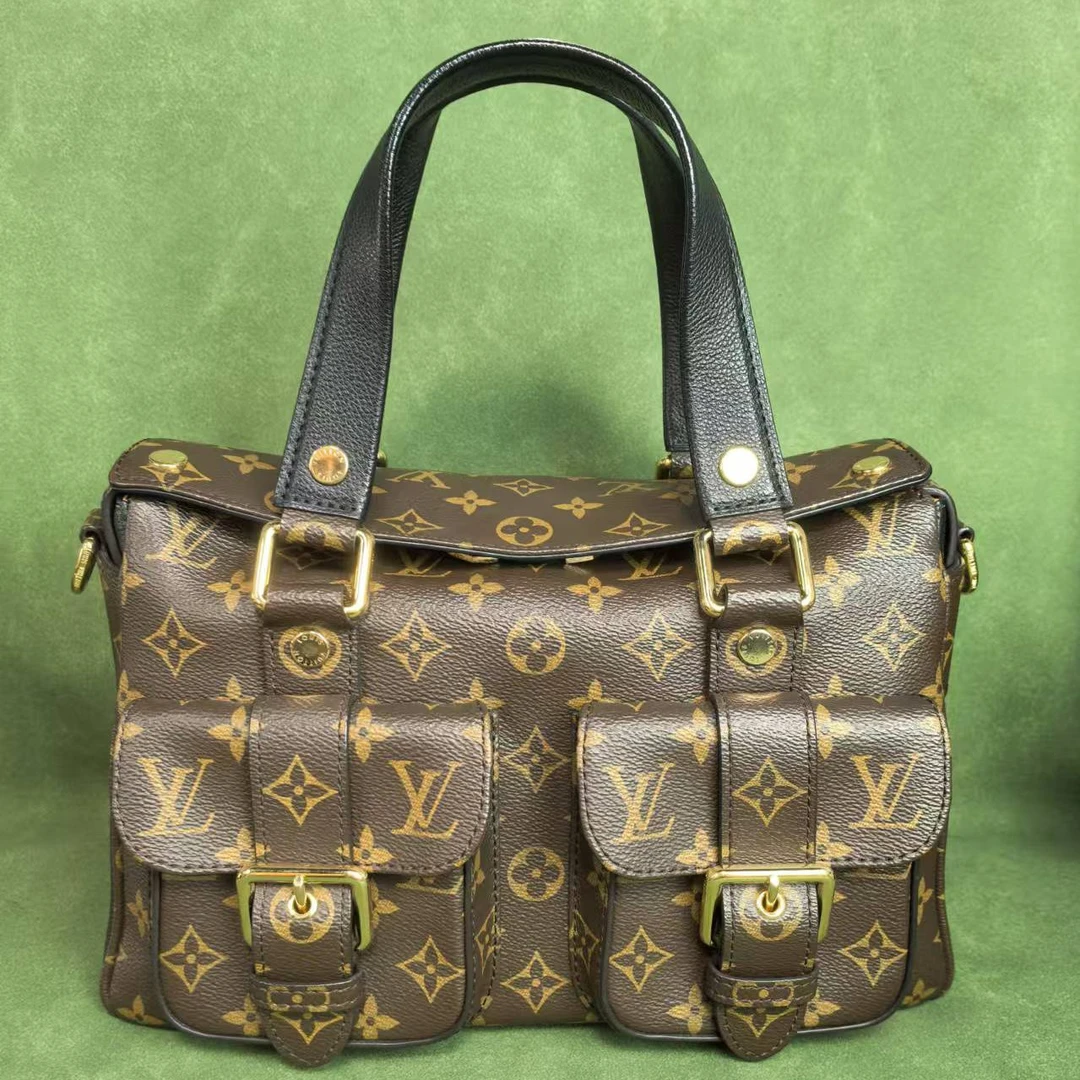 95新 LouisVuitton/路易威登 LRS/秀款曼哈顿肩背包/编码3177