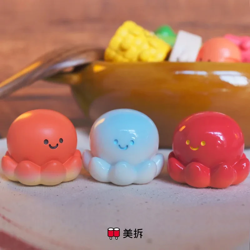 【栗子拆盒】美拆小萌粒关东煮系列树脂盲袋大虾仁鱿鱼藕片金针菇