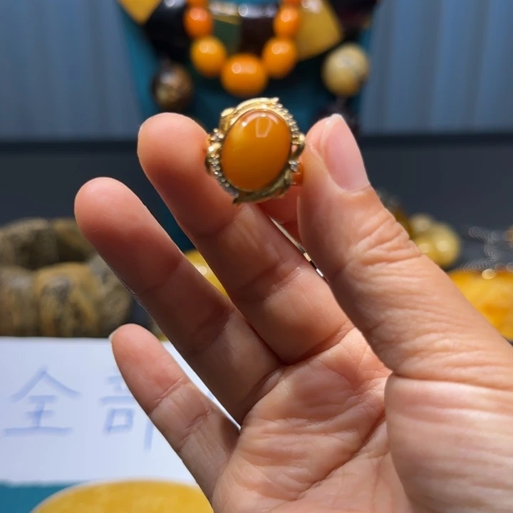 琥珀未镶嵌手链波兰设计款琥珀蜜蜡