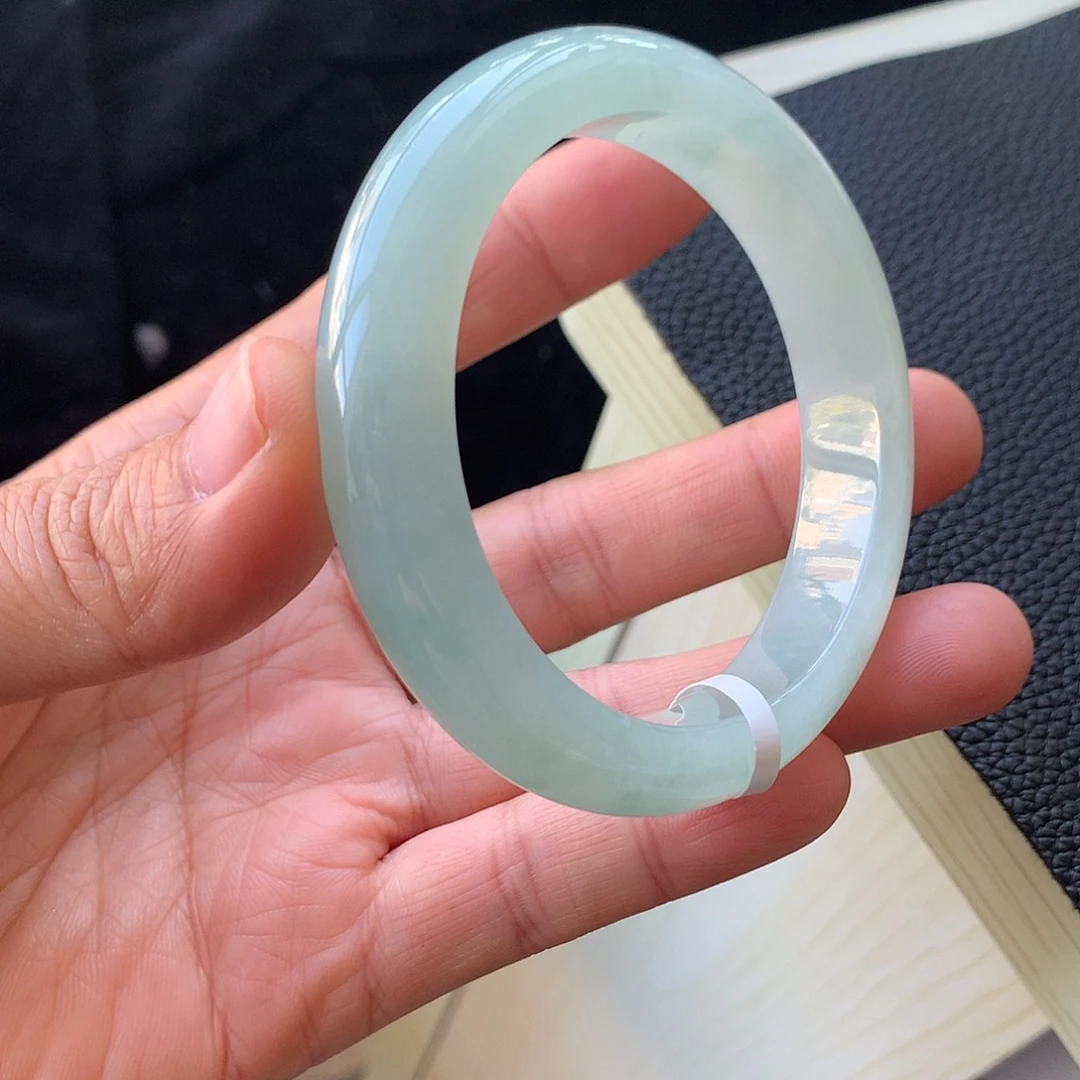 翡翠未镶嵌手镯22号