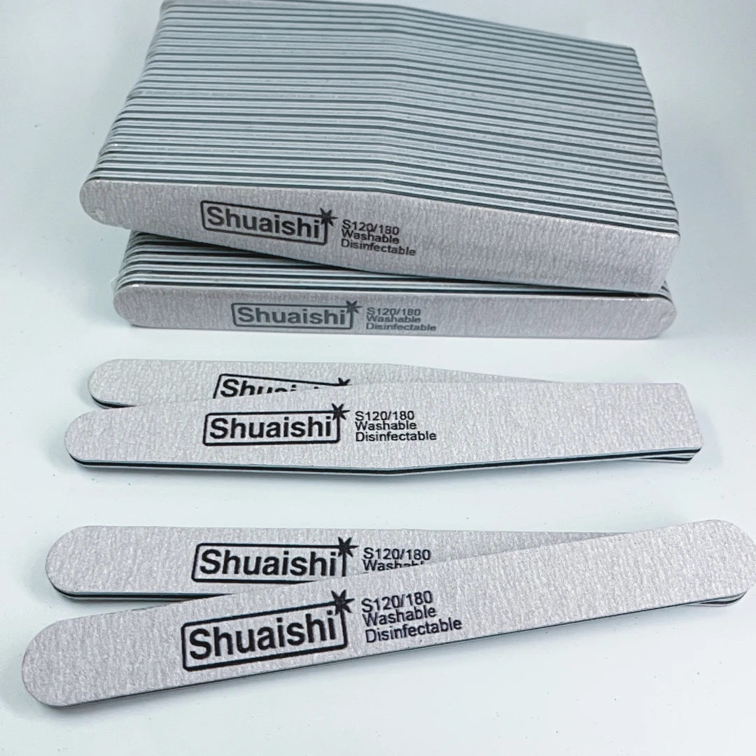 美甲打磨砂条耐磨修甲工具黑芯搓条细砂粗砂指甲锉