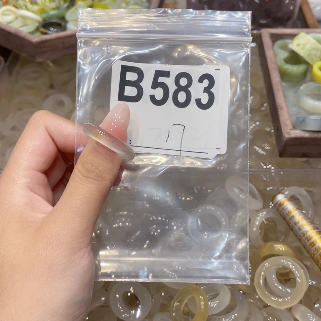 玛瑙/玉髓未镶嵌戒指583
