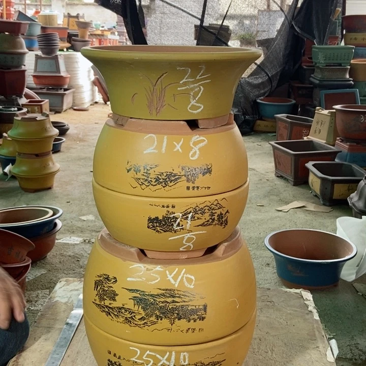 紫砂花盆紫砂紫砂