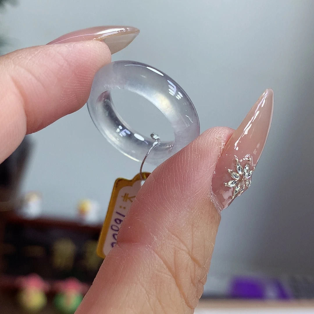 翡翠未镶嵌戒指10号