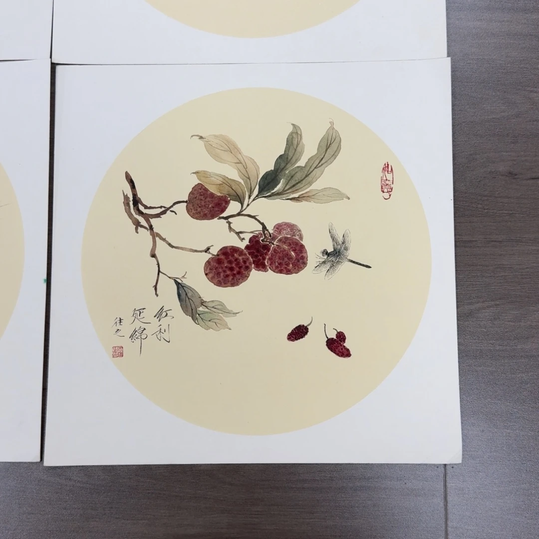 国画国画作品山水花鸟
