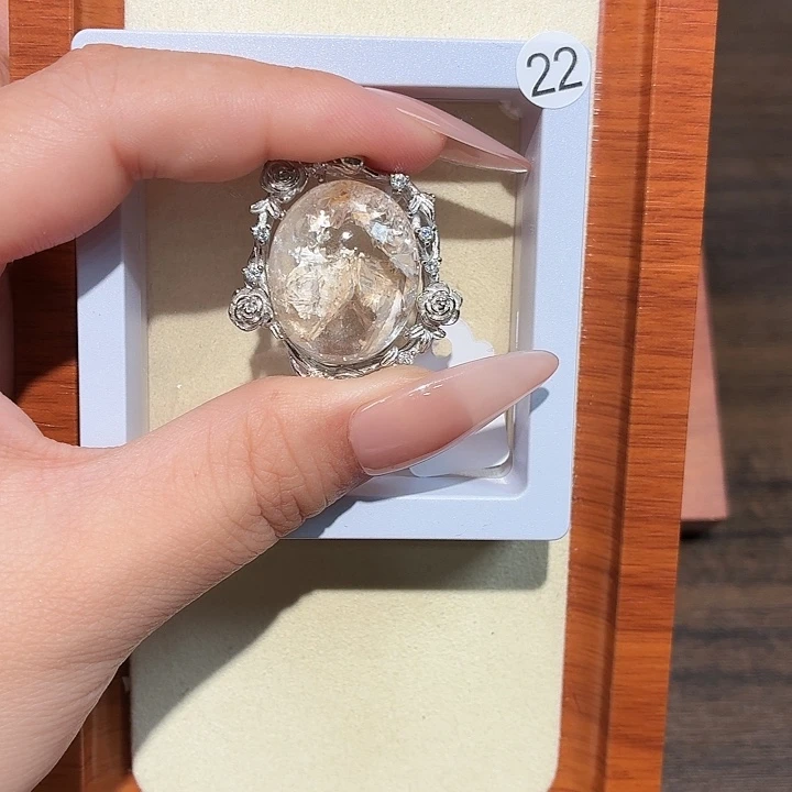 老***上银S925镶嵌手链水晶