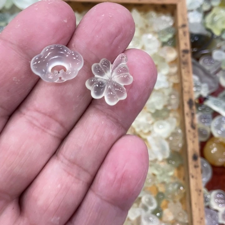 蛇纹石玉合金颈饰