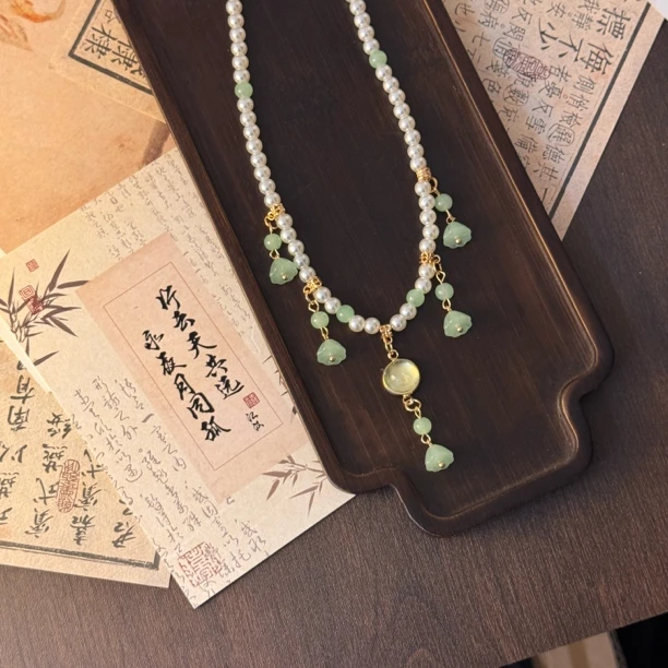 【绿•莲蓬】古风汉服配饰