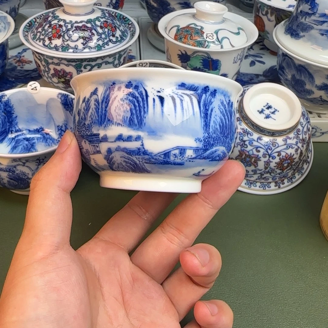 彦祖纯手工手绘茶具135