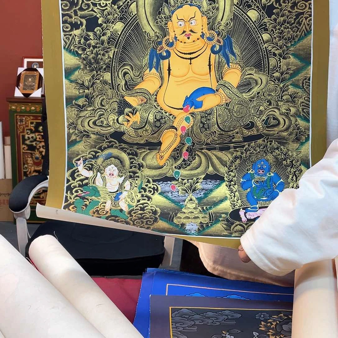 装裱画李*森40×60五路纯手绘带框