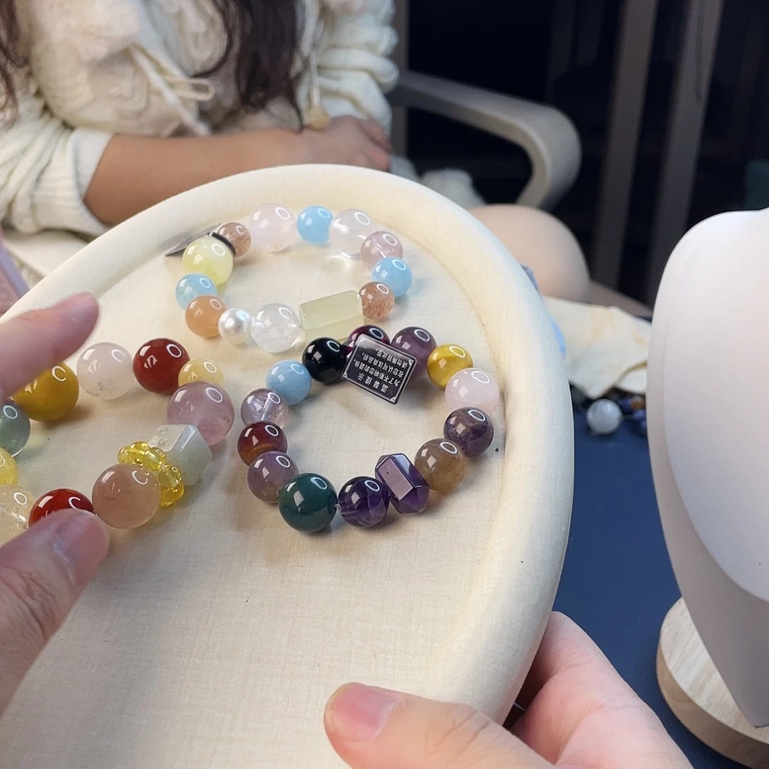 银S925镶嵌水晶手链