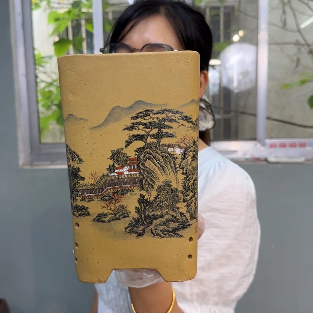 紫砂花盆紫砂口径14